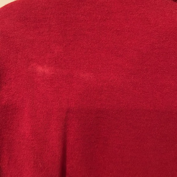 Large Maroon Calvin Klein V-Neck - Picture 6 of 6